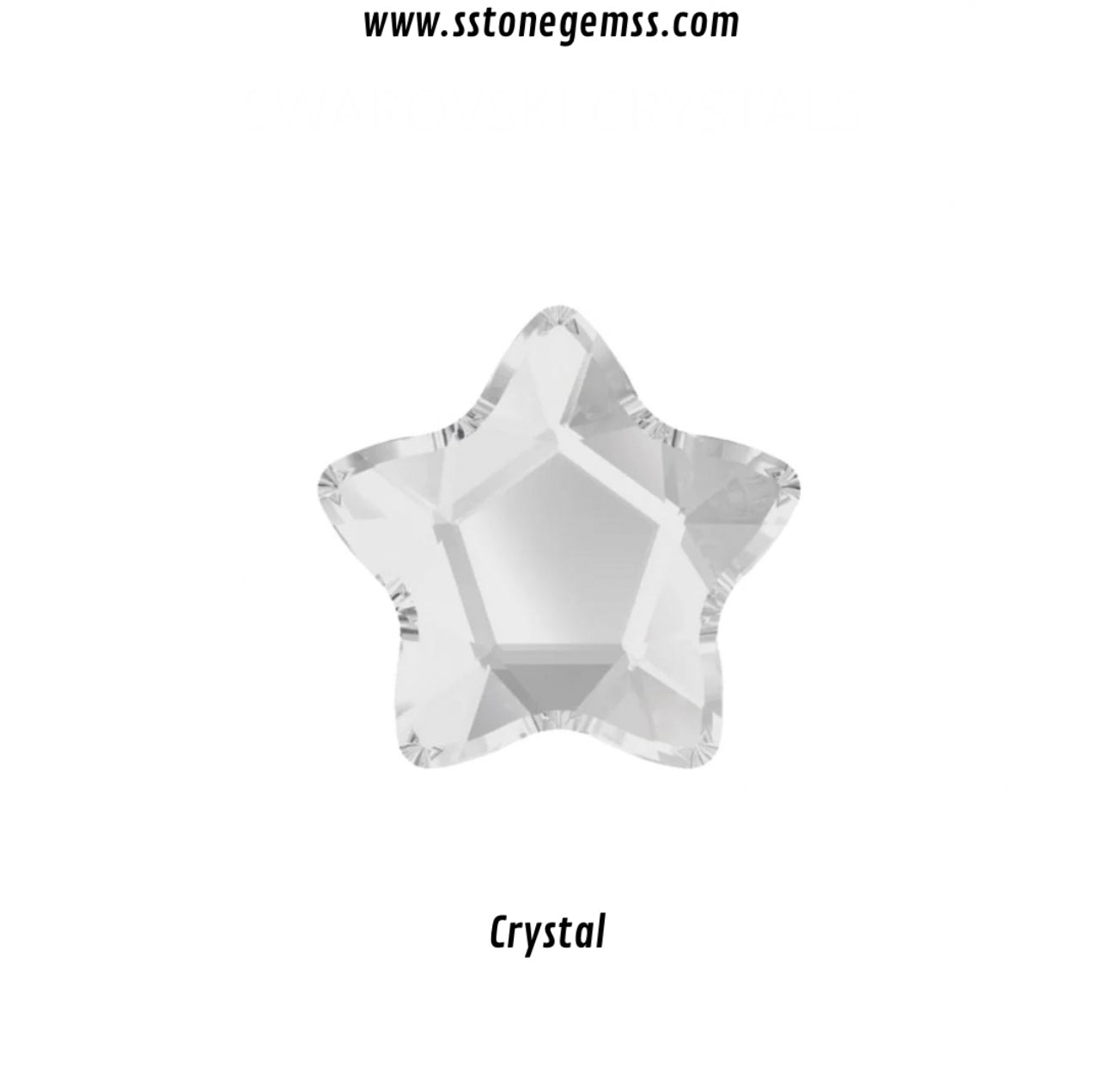 Pack 5 Flor/estrella Crystal