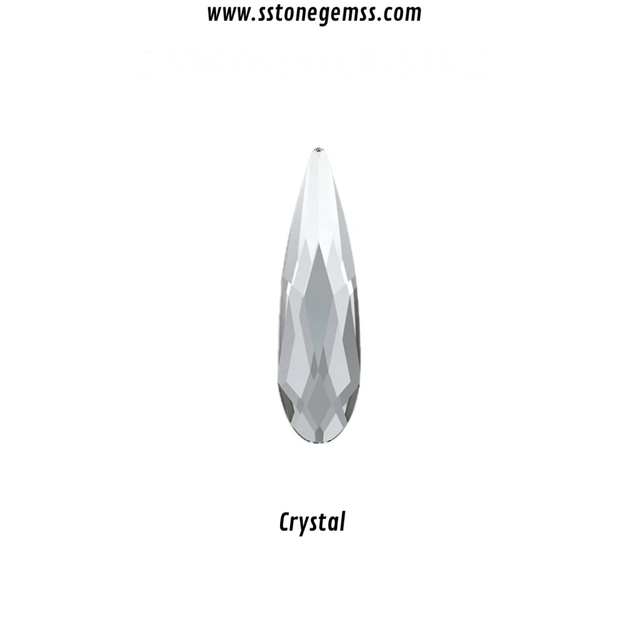 Pack 2 Raindrop Crystal