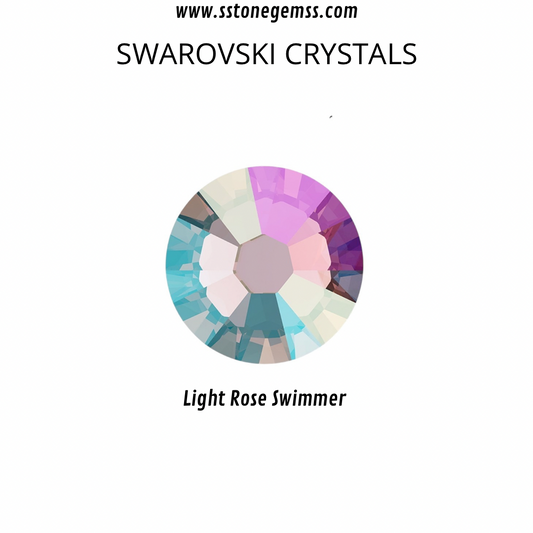 Swarovski Light Rose Swimmer