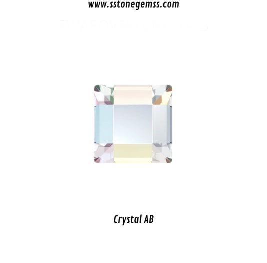 Pack 5 Square Crystal AB