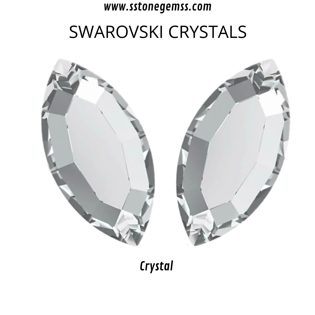 Pack 10 Navette Swarovski Crystal