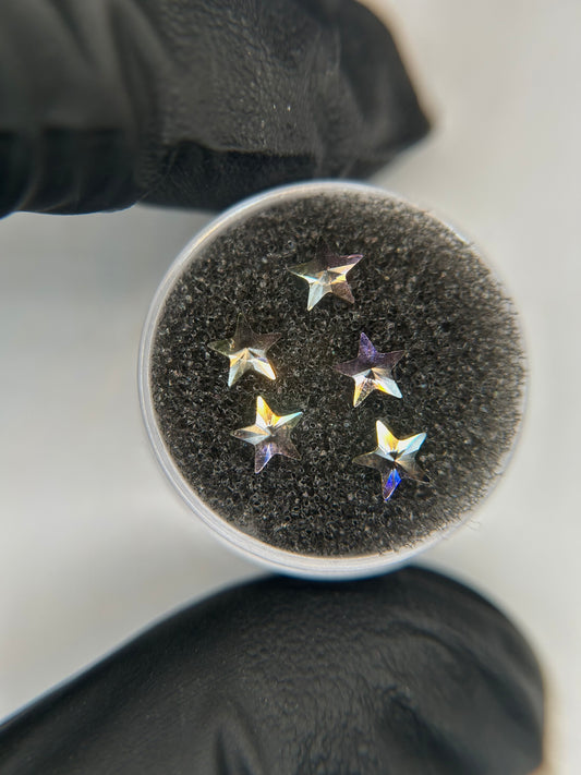 Pack 5 Rivoli Star Crystal Vitrail Light