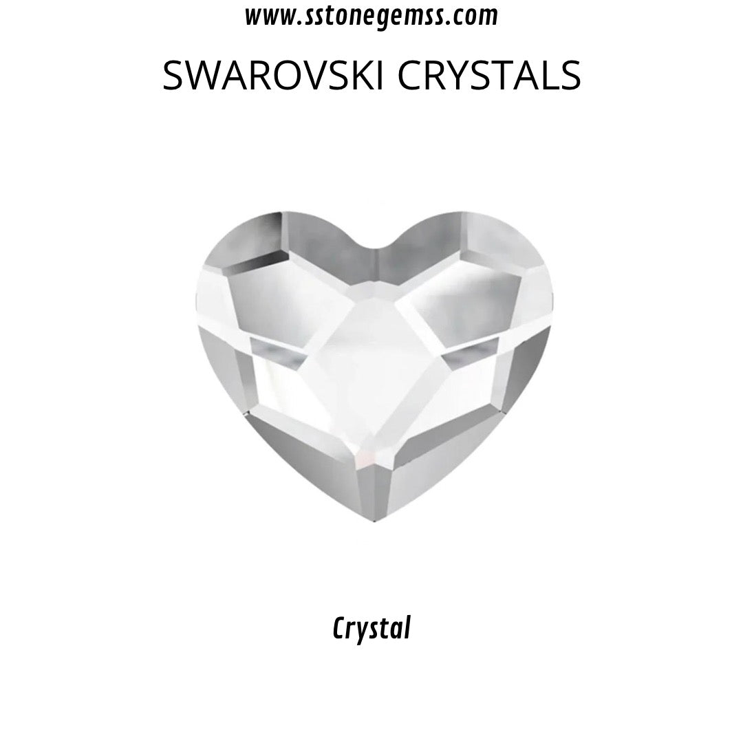 Pack 10 corazones Swarovski Crystal