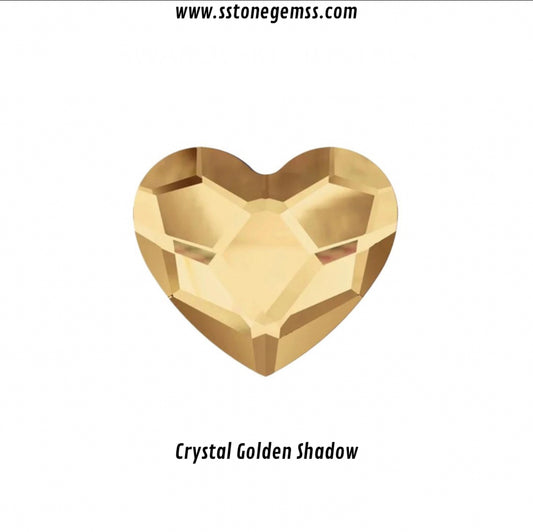 Pack 10 corazones Crystal Golden Shadow